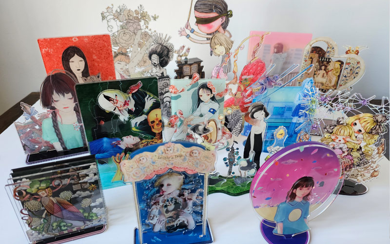 AkaTako Licensed Acrylic Art Stand Collection