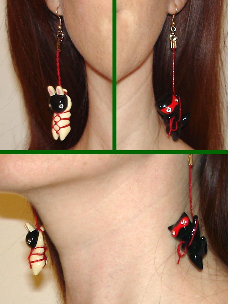 Kitanya Design Kinbaku Charm Earrings