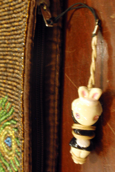 Kinbaku Charm as Zipper Pull
