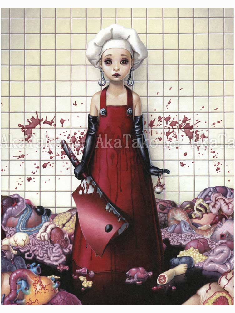 Trevor Brown The Butcher painting