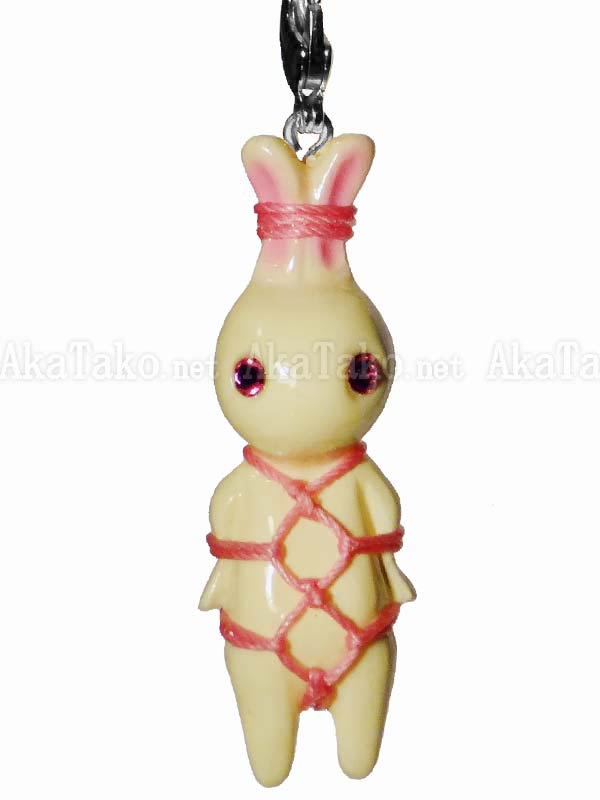 White Bunny Pink Karada Kinbaku Charm