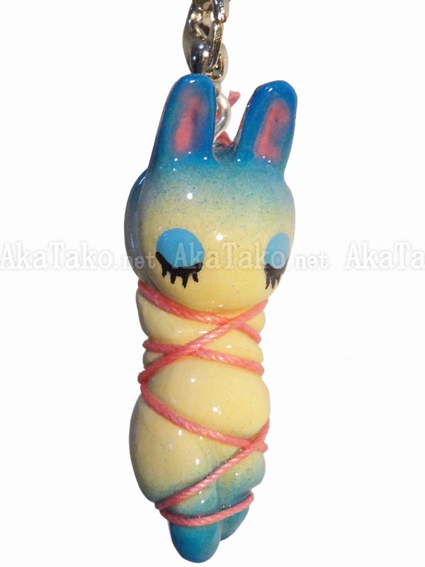 White Bunny Kikko Blue Kinbaku Charm