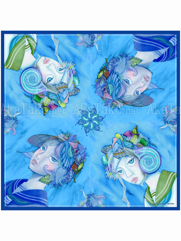 Chika Yamada Licensed Silk Scarf