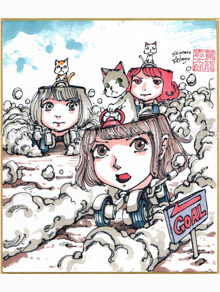 Shintaro Kago Copic Marker Drawing 2