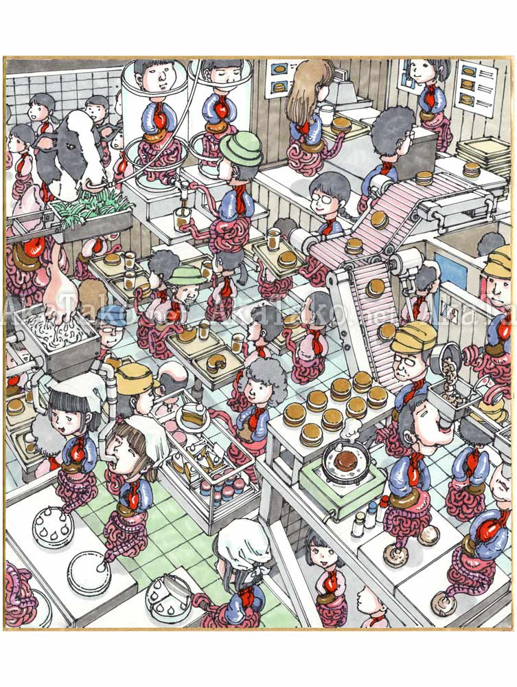 Shintaro Kago Copic Marker Drawing 51