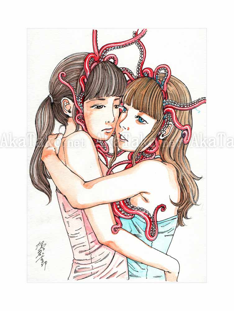 Shintaro Kago Erotic Original Painting 18