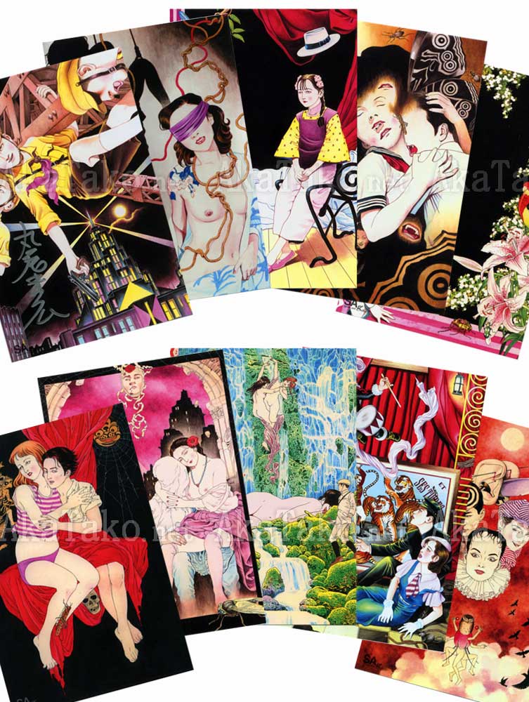 Suehiro Maruo Postcard Set SIGNED
