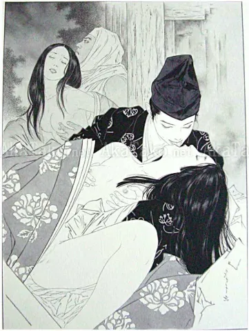 Takato Yamamoto The Pillow Battle at Dannoura original painting