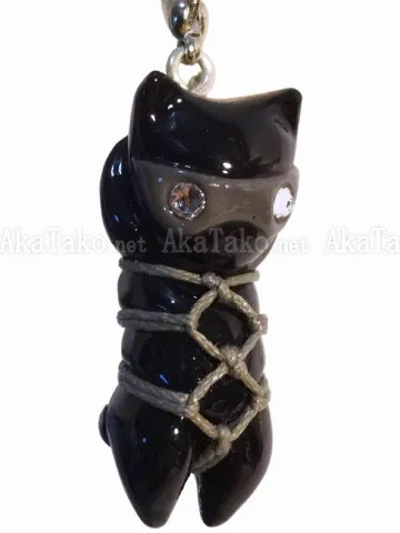 Gray Mask Cat Karada Kinbaku Charm front