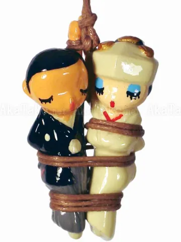 Wedding Japanese Kinbaku Charm front