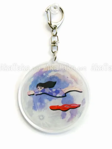 Chika Tanikawa AkaTako Acrylic Keychain - front side