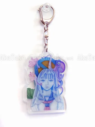 Chika Yamada AkaTako Acrylic Keychain - front side