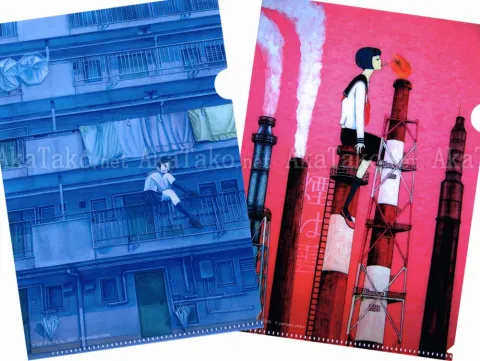 Chika Yamada Clear File Medium - Blue OR Pink