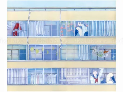 Chika Yamada Blue Thunderclap Original Painting