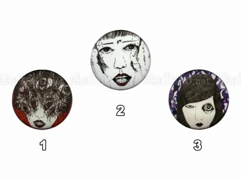 Daisuke Ichiba Pin Badge Buttons - choice of three