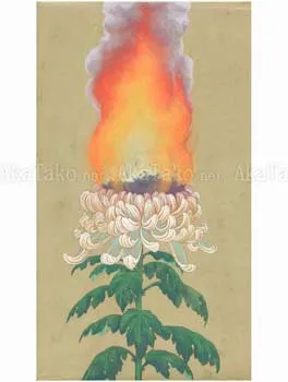 Fuco Ueda Flower of Bardo 1 original painting