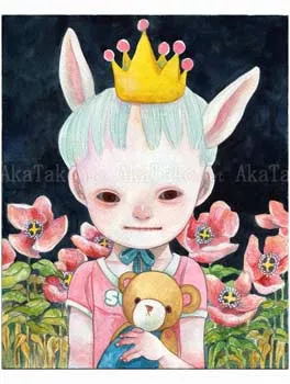 Hikari Shimoda Celebration (Midnight) original painting