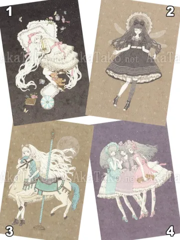 Kira Imai Postcard Group 10 from Gekko Shoujo