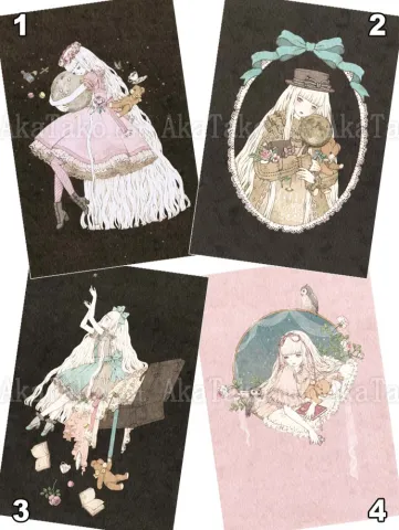 Kira Imai Postcard Group 5 from Girls Kingdom