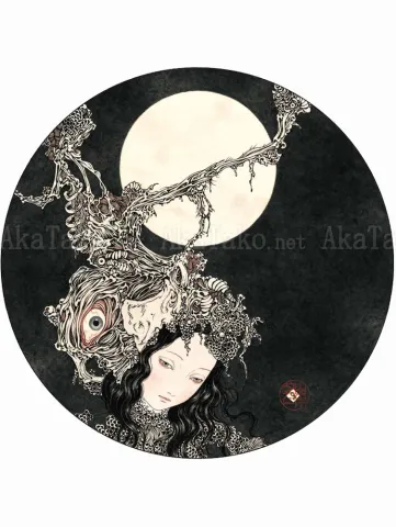 Takato Yamamoto Moon – Drunken by moonlight, melancholic ... painting
