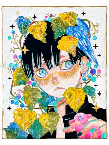 Nori Yamamoto Lost Bird Original Painting
