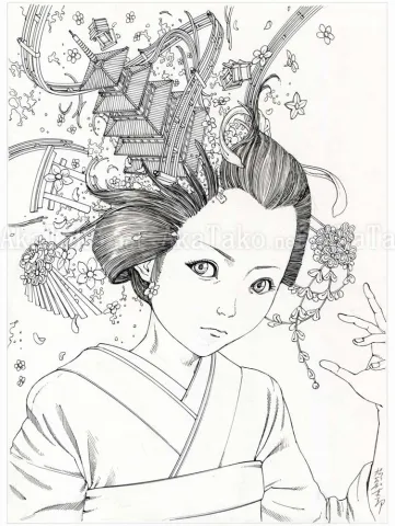Shintaro Kago Black & White original 5