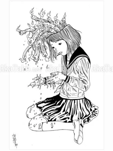 Shintaro Kago Black & White original painting