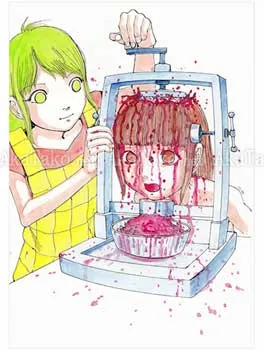 Shintaro Kago Funny Girl 68 original painting