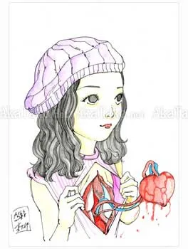 Shintaro Kago Funny Girl 73 original painting