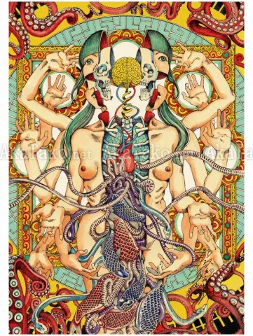 Shintaro Kago poster Scale - SIGNED