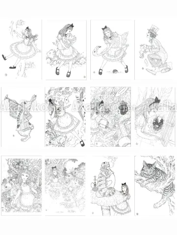 Takato Yamamoto Alice Postcard Set