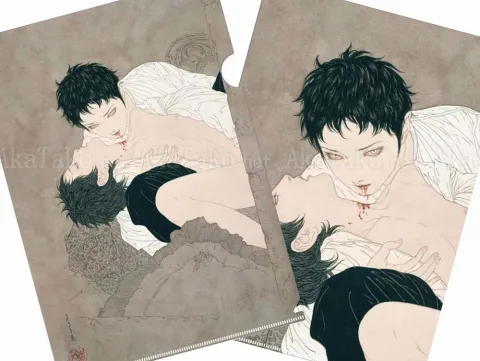 Takato Yamamoto Vampire Clear File - front and back