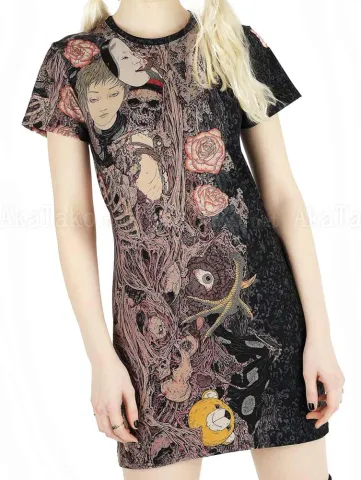 Takato Yamamoto Grotesque Tee Dress - front view