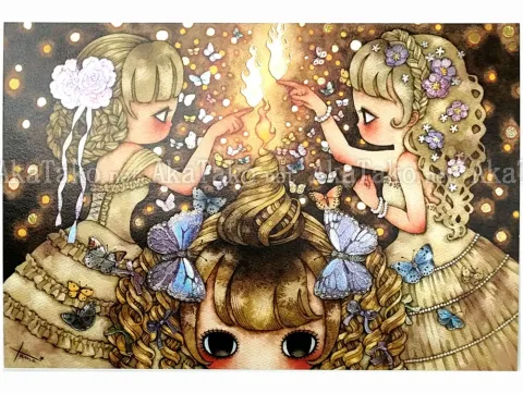 Tama Postcard Glitter - Contact