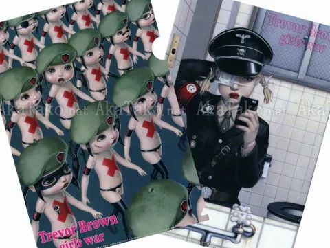 Trevor Brown Girls War clear file 1 SIGNED