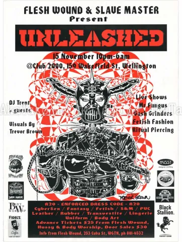 Trevor Brown Dom Bitch poster SIGNED