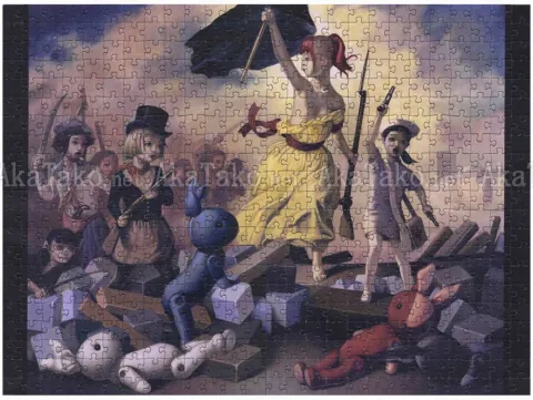 Trevor Brown Girls War Revolution puzzle SIGNED