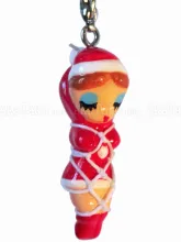 Santa Lady Kinbaku Charm front