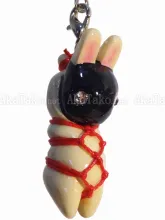 Black Mask Bunny Karada Kinbaku Charm front