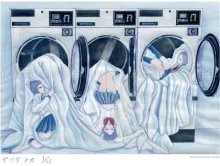 Chika Yamada Drifting Print - detail