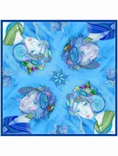 Chika Yamada Silk Scarf