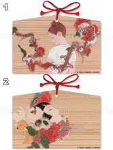 Takato Yamamoto Ema TOP - Snails Temptation, BOTTOM - Thoughts of Forgotten Time