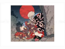 Takato Yamamoto Giclee Print Night Mirror VII Luna Rossa