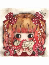 Tama Aka-Tako Original Painting