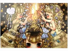 Tama Postcard Glitter - Contact