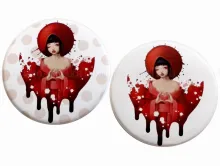 Trevor Brown Urbangarde Kekkon Shiki Pin Badge