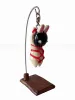 Kinbaku Charm Stand - example with bunny charm (not included)