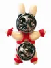 Black Mask Bunny Karada Kinbaku Pin back