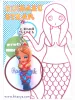 Mermaid Karada Kinbaku Charm on display card