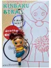 Cheerleader One Leg Up Kinbaku Charm on display card